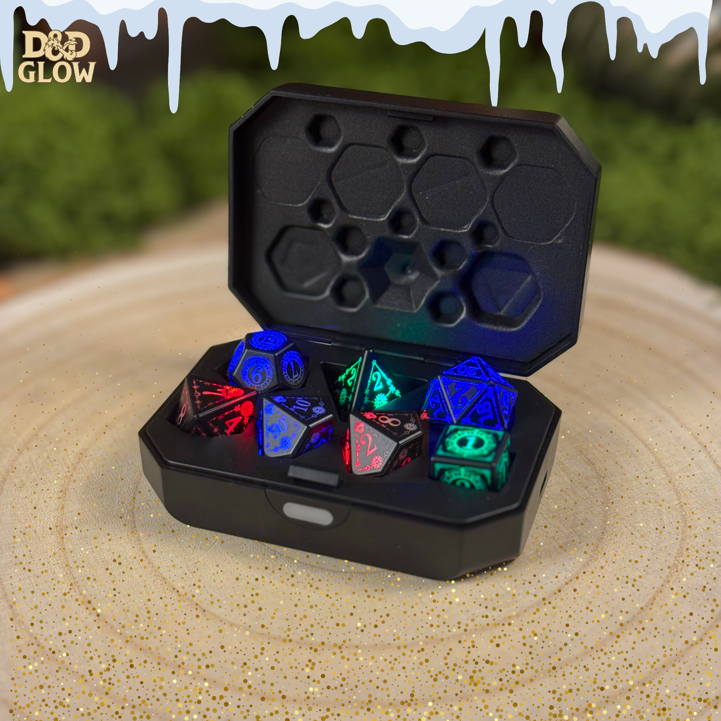 Dungeons & Dragons Glowing Dice