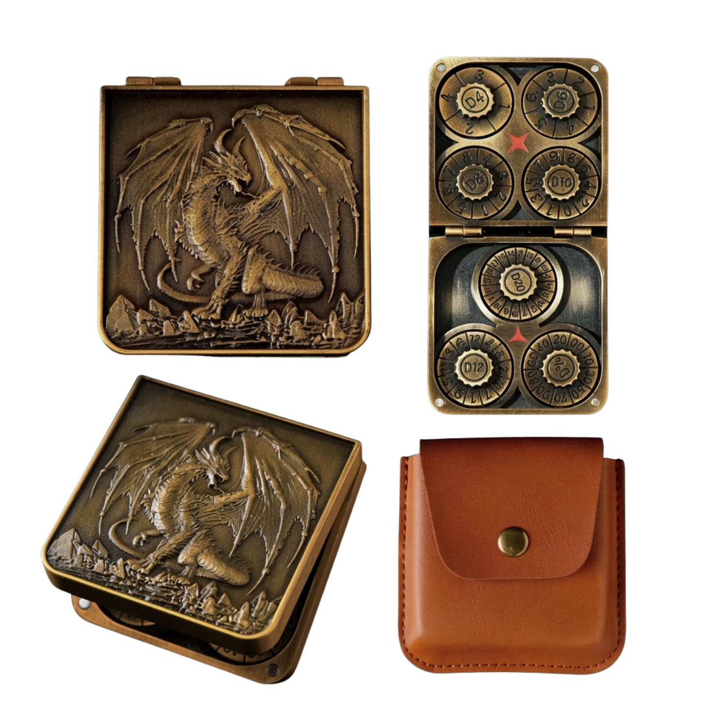 7-in-1 Metal Spinner Dice