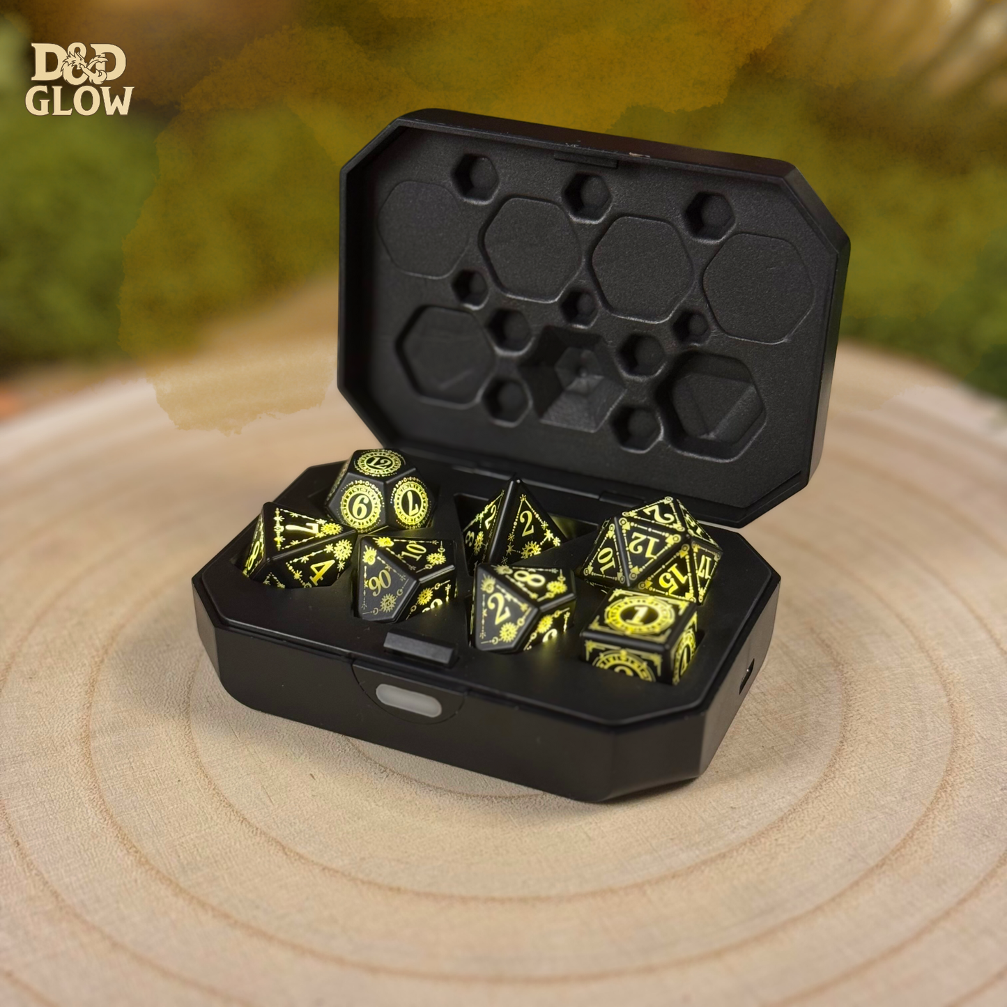 Dungeons & Dragons Glowing Dice