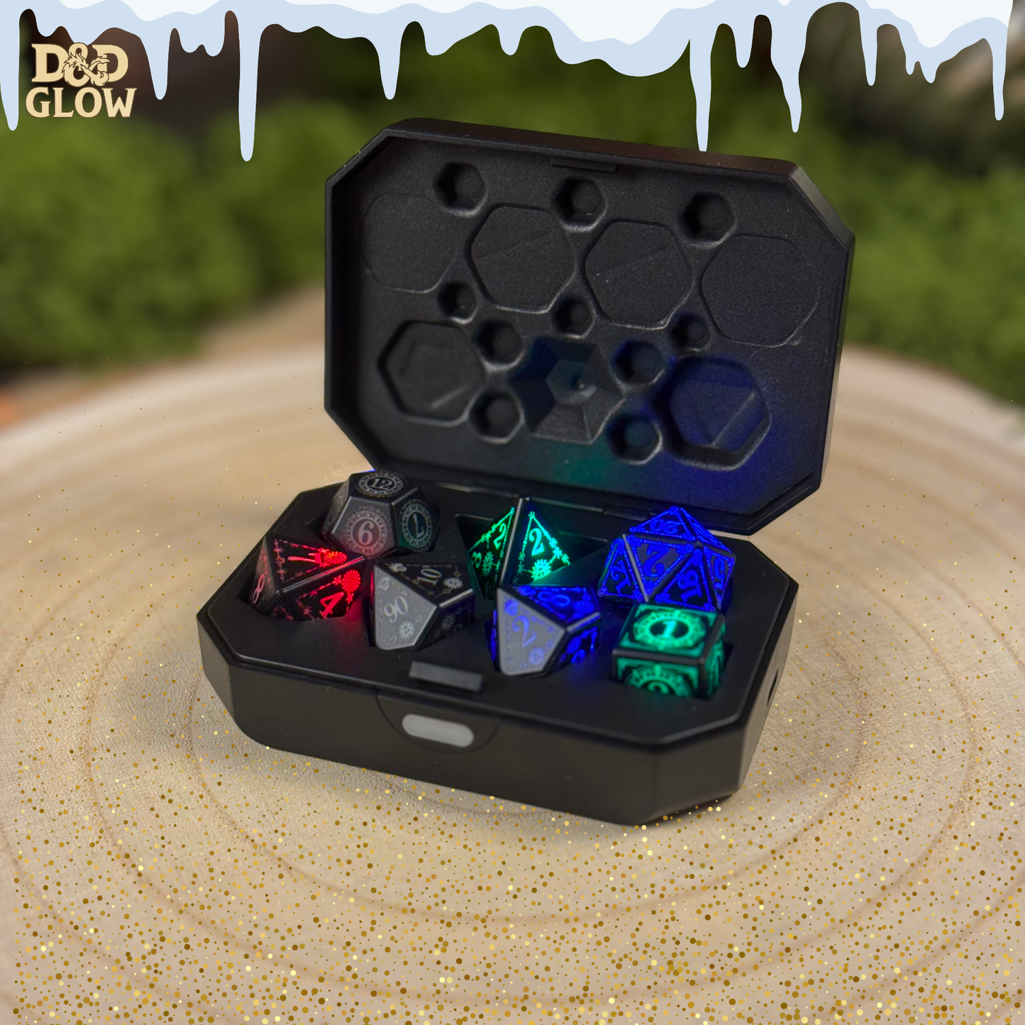 Dungeons & Dragons Glowing Dice