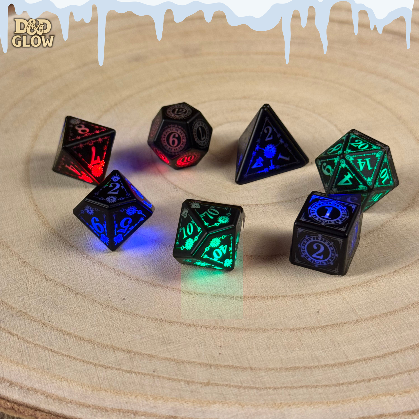 Dungeons & Dragons Glowing Dice