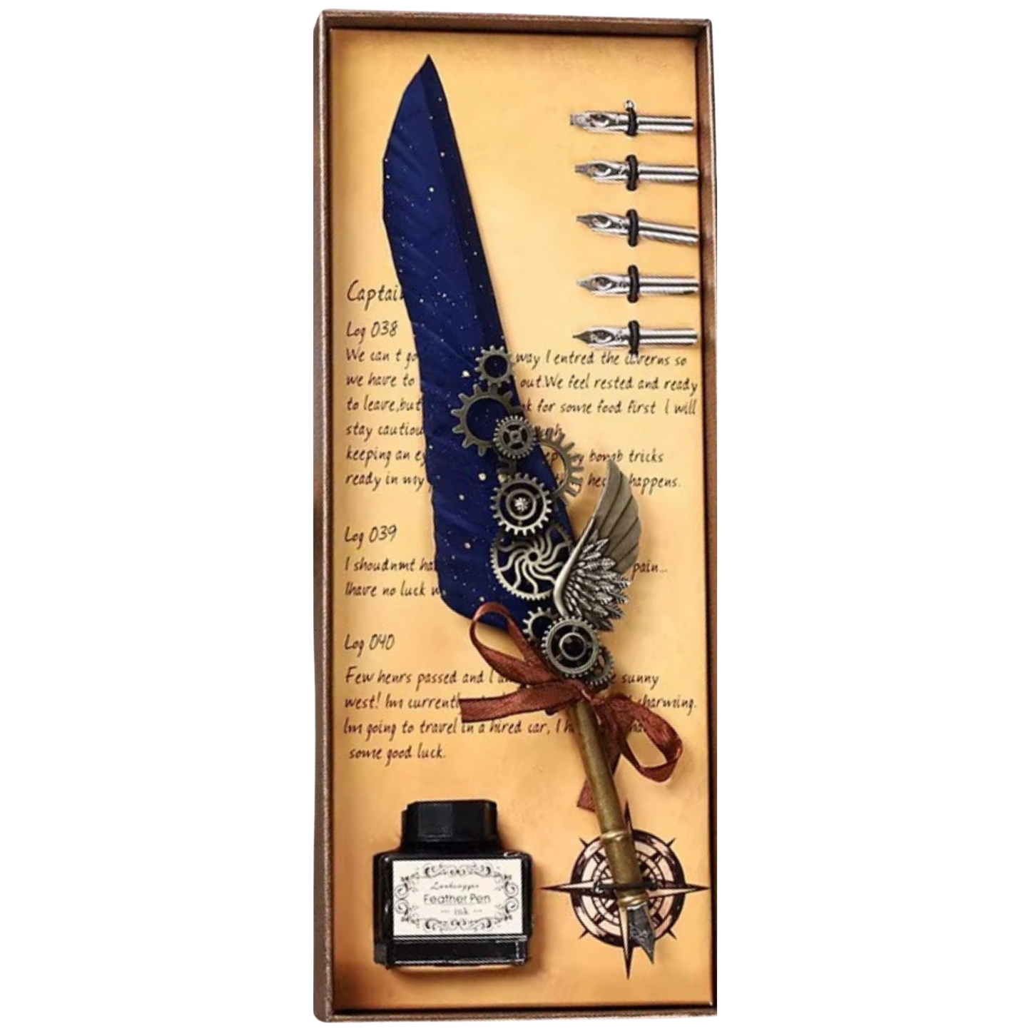 Feather Pen Set