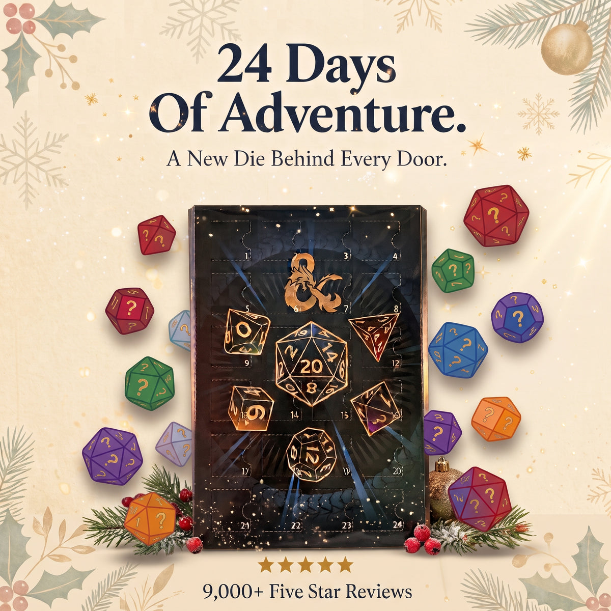 Dungeons & Dragons Dice Advent Calendar