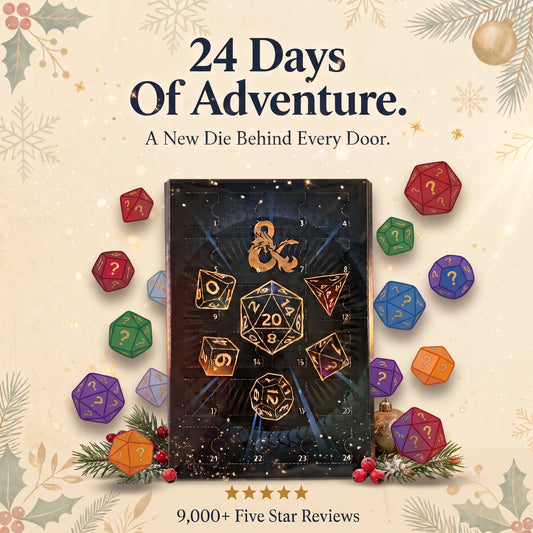 Dungeons & Dragons Dice Advent Calendar