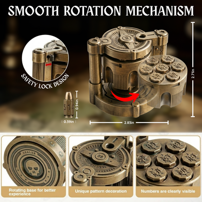 Metal Bullet Dice Set